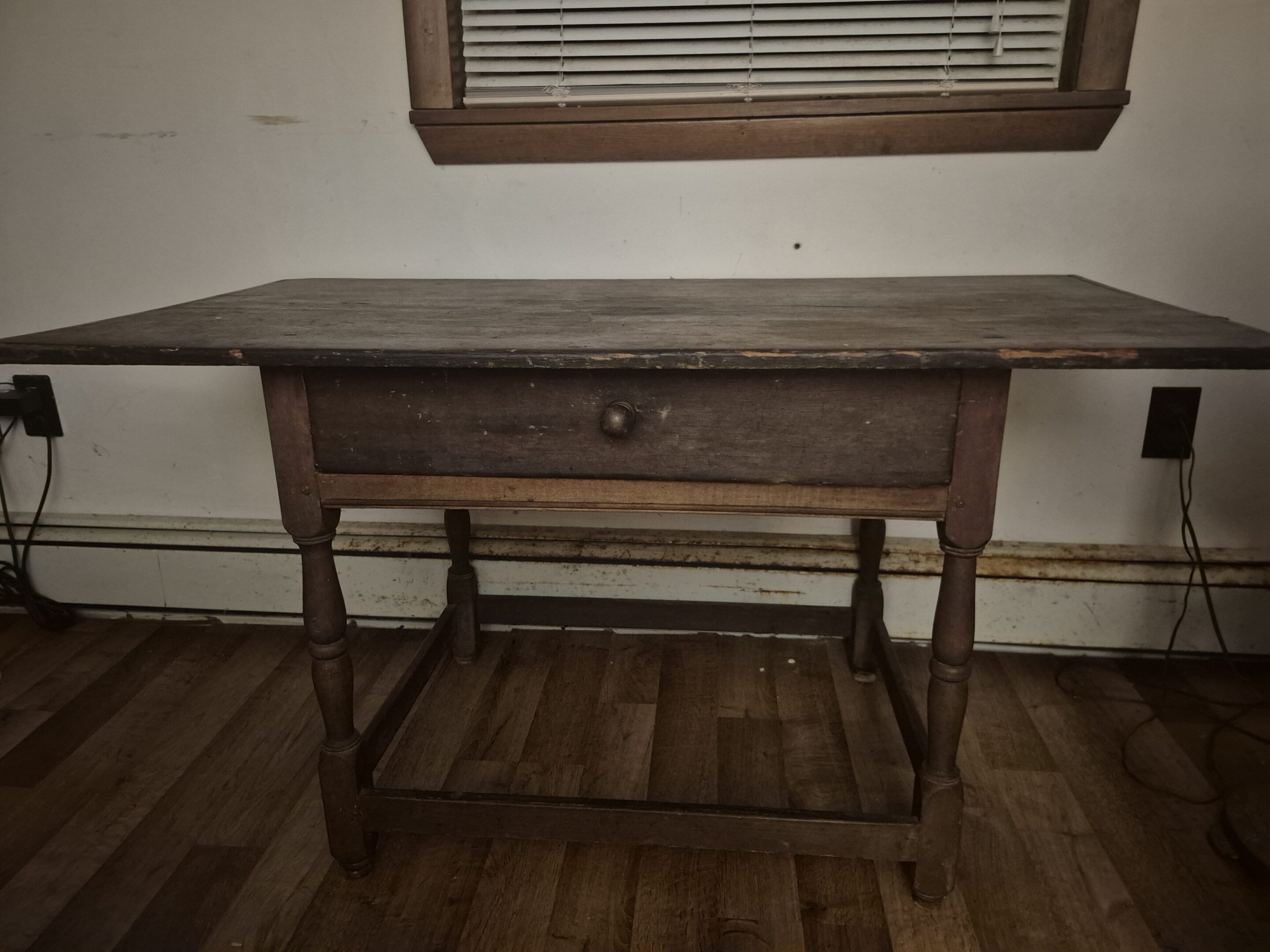 Cherry and Pine Tavern Table, New England, 18th century